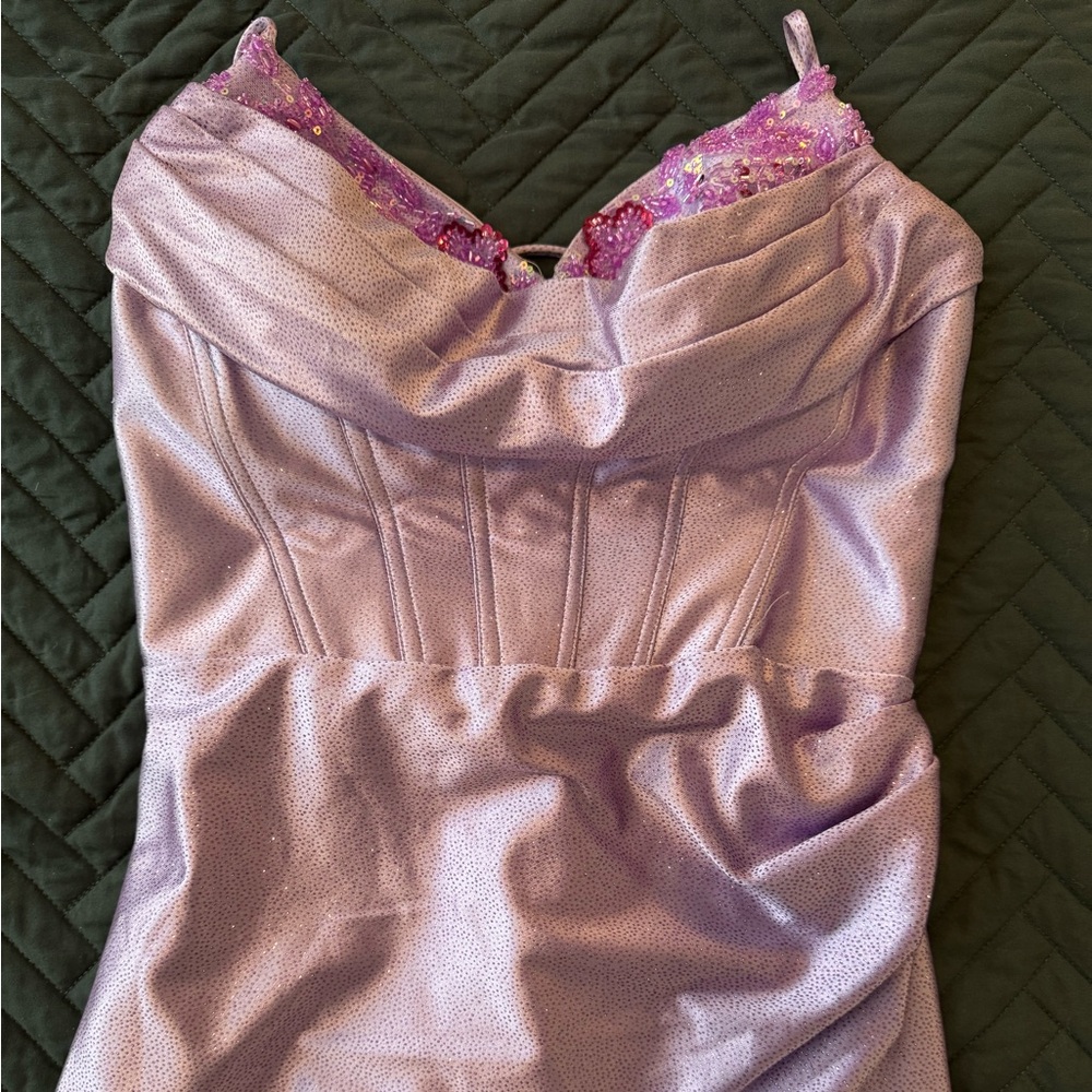 STACEES Lavender Mini Dress